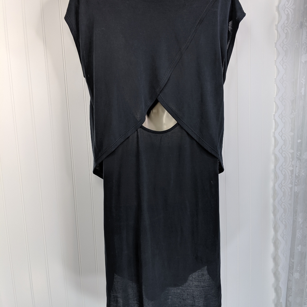 TROUVE Cape Open Back Modal Blend Dress Sz M - Picture 10 of 14
